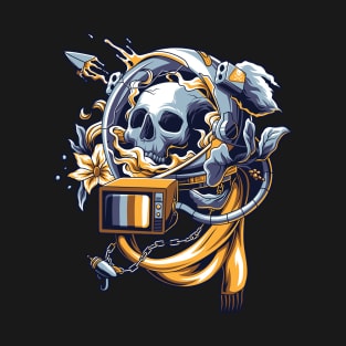 astronaut skull T-Shirt