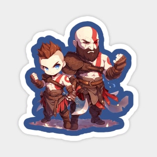 kratos and atrues Magnet