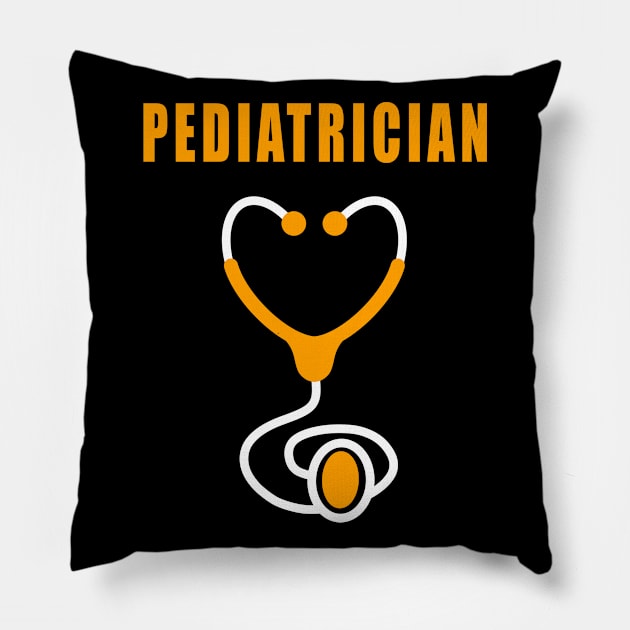 Pediatric Nurse Pediatrician Gift Idea Pillow by SpaceKiddo