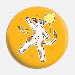 Party Cat Pin