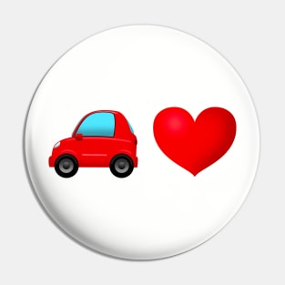 Car Heart Pin