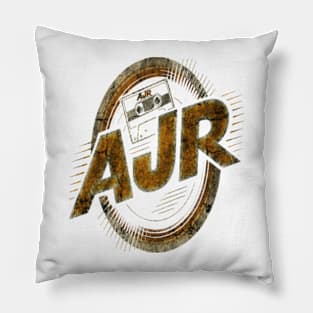 Distressed Grunge cracked AJR Cassette Pillow