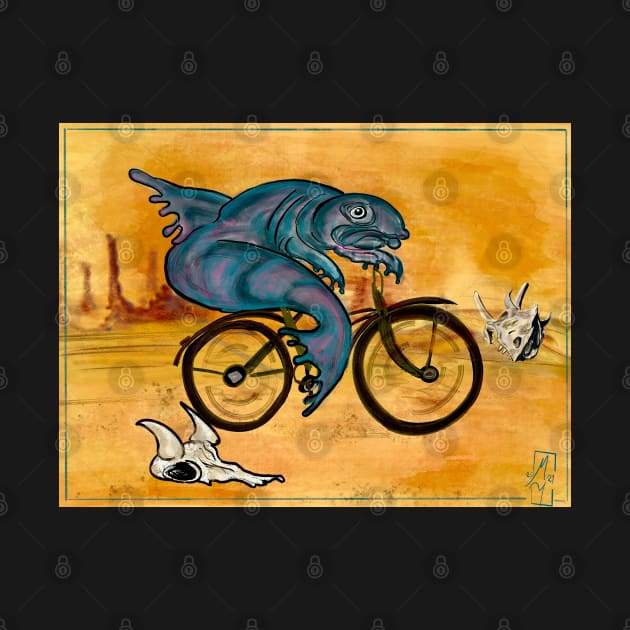 A fish needs a bicycle by Rec Affect Band Merch