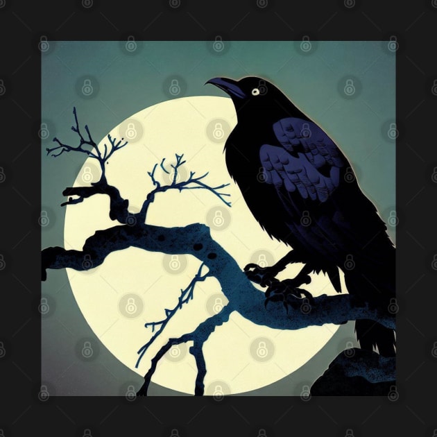 Raven on a Branch by Generation Last