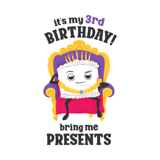 Funny Birthday Party - Cake and Presents - King or Queen for a Day T-Shirt