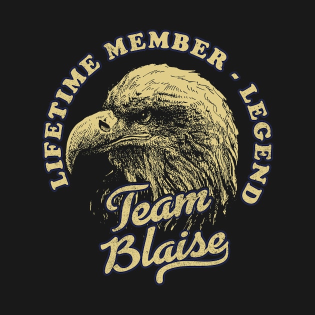 Blaise Name - Lifetime Member Legend - Eagle by Stacy Peters Art