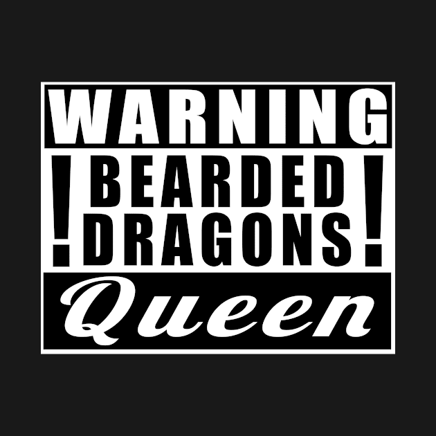 Warning Bearded Dragons Queen by Mamon