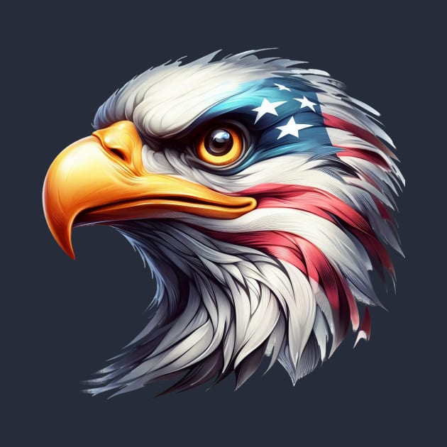 USA Bald Eagle Illustration by Dmytro