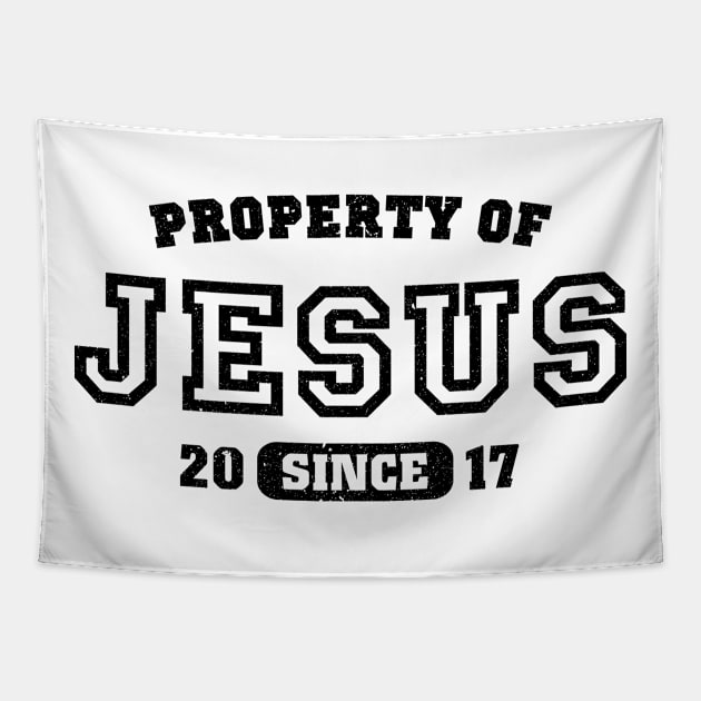 Property of Jesus since 2017 Tapestry by CamcoGraphics