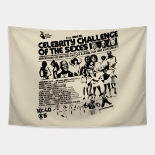 Celebrity Challenge Of the Sexes Tapestry