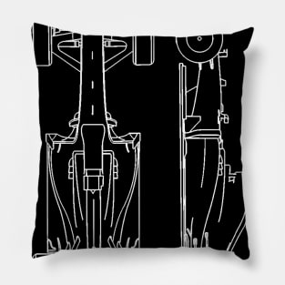 Formula blueprint Pillow