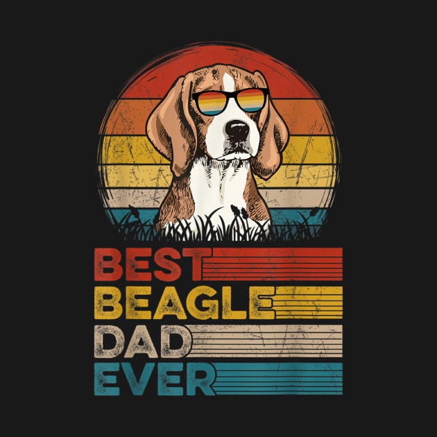 Beagle Dad Vintage by Suchmugs