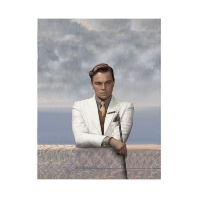 Magritte - The Son of Man - Leonardo di Caprio by Paskwaleeno