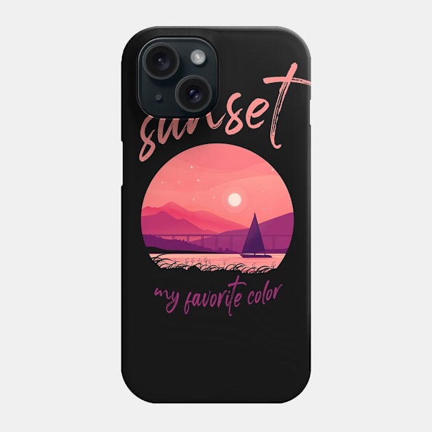 Sunset is my favorite color Phone Case by Aleksandar NIkolic