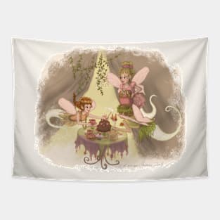 Dreams of Pixie Tea Parties Tapestry