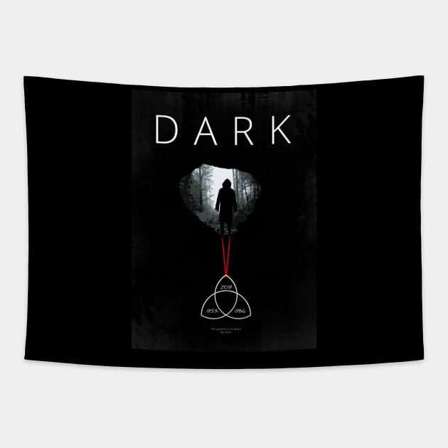 Dark - TV Serie Minimal Alternative Fanart Tapestry by HDMI2K