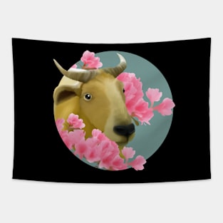 Golden Takin Tapestry