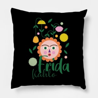 Cute summer colorful Frida kahlo design feminism women rights Pillow