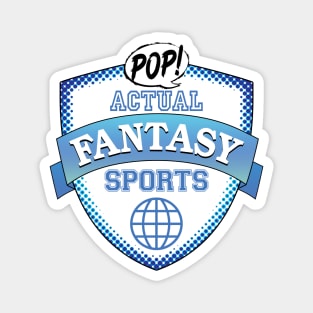 Actual Fantasy Sports Logo Magnet