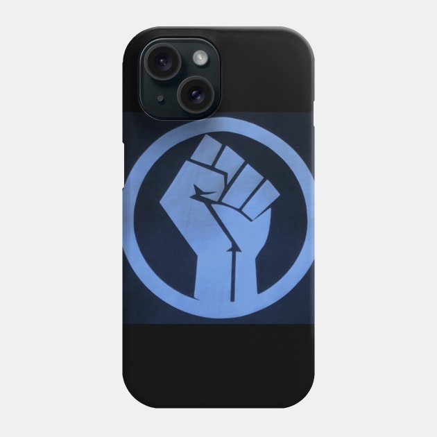 Black Power Fist Tee T-shirt, Black Lives Matter Apparel, Equality Social Justice Phone Case by MOUKI