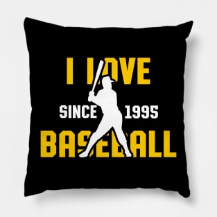 I Love Baseball Since 1995 Pillow