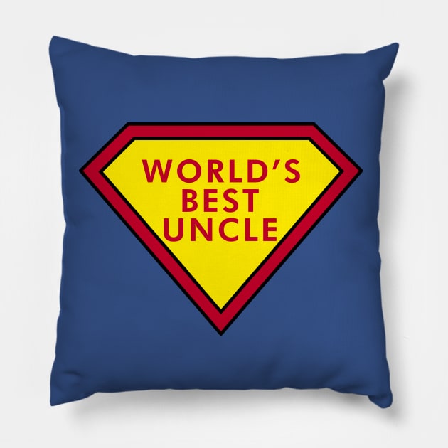 World's Best Uncle Pillow by TheSteadfast