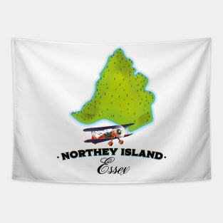 Northey Island Essex Map Tapestry