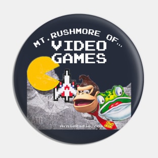 Mt Rushmore of Arcade Games Pin