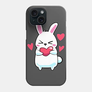 Cute rabbits love Phone Case