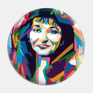 Abstract Geometric Kate Bush in WPAP Pin