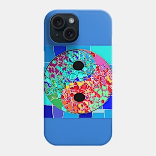 yoga mandala balance abstract art Phone Case