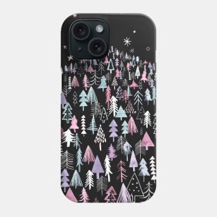 Magic Christmas Trees Phone Case