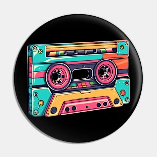 90s Retro Cassette Tape Pin