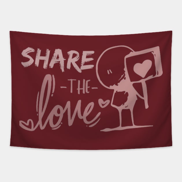 share the love Tapestry by Alexander S.