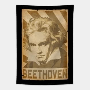 Beethoven Retro Propaganda Tapestry