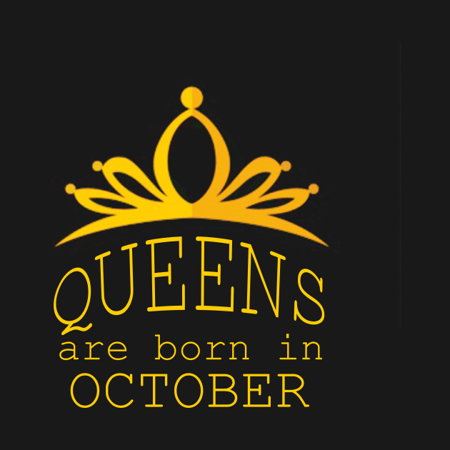 queens are born in october by yassinstore