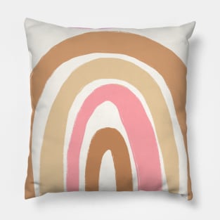 Boho Cute Pastel Abstract Shapes Pillow