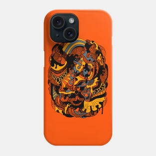 Orangrey Abstract Wave of Thoughts No 2 Phone Case