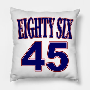 Eighty Six 45 Anti Trump Tshirt Pillow