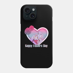 Cute Hazbin Hotel Lucifer And Charlie Fathers Day Phone Case