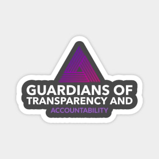 Guardians of transparency Magnet