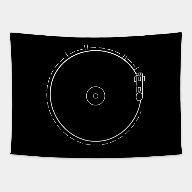 Voyager Record Diagram Tapestry by Sirenarts