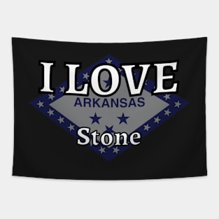 I LOVE Stone | Arkensas County Tapestry