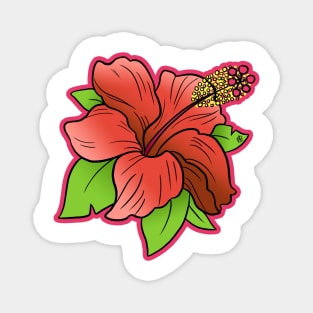 Hibiscus Magnet