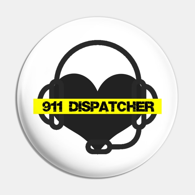 911 Dispatcher Pin by AlienClownThings