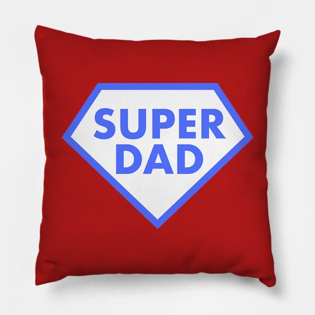 Super Dad superman Pillow by Mia