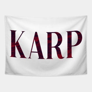 Karp - Simple Typography Style Tapestry