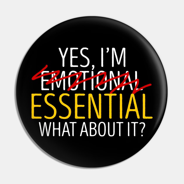 EMOTIONAL ESSENTIAL WORKER Pin by giovanniiiii