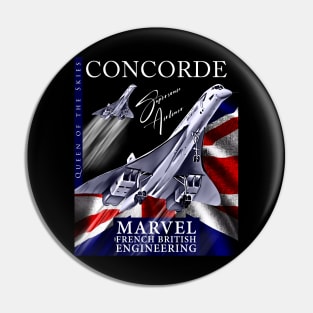 Concorde Supersonic Legendary Aircraft Pin