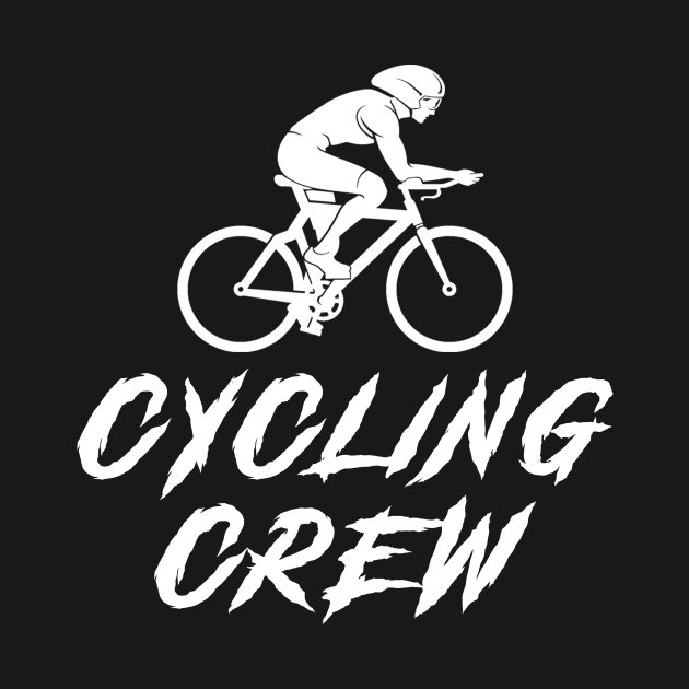 Cycling Crew Awesome Tee: Pedaling with Humor! by MKGift